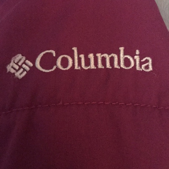 Columbia Puffer Jacket Deep Grape Size XS - Picture 3 of 8